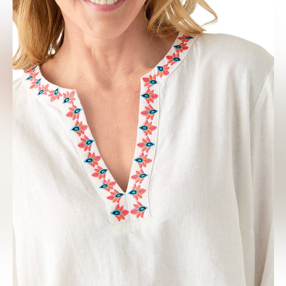 Philosophy White Embroidered Women's Top - small - Picture 2 of 12